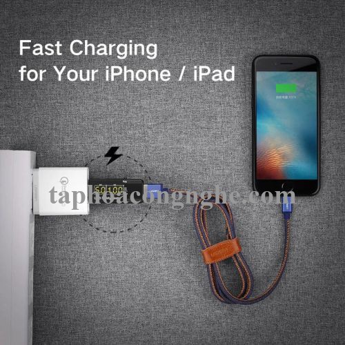 Ugreen 40339 0.5M màu Xanh Cáp Lightning sạc + truyền dữ liệu cho iPhone US199 30040339